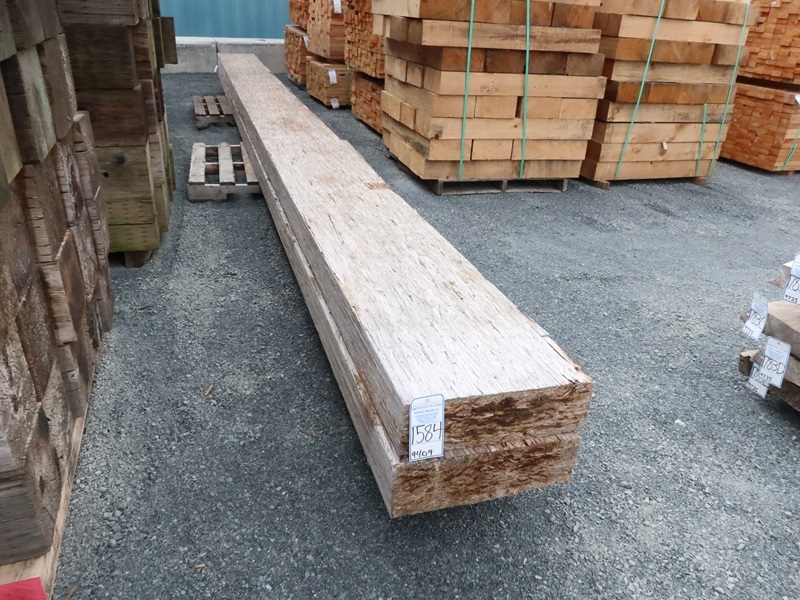 LOT, (2) PARALLAM PSL BEAMS, 26'L X 18