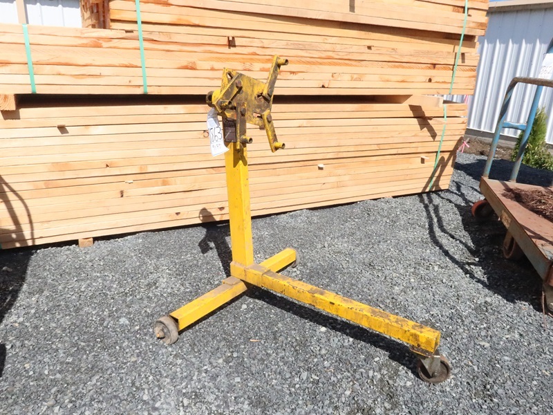 Portable Engine Cart On Casters Marysville Tools Machine Shop Rolling Stock Online Auction 6971