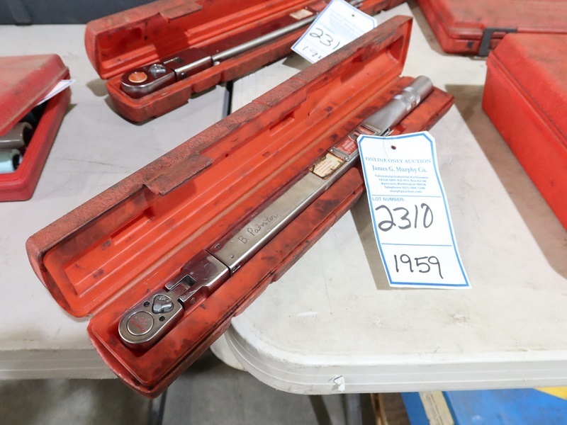 SNAPON TQFR 100A MARYSVILLE TOOLS, MACHINE SHOP, ROLLING STOCK