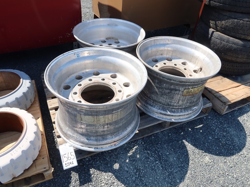 LOT, (3) ALCOA 21.5" WHEELS ON THIS PALLET MARYSVILLE TOOLS