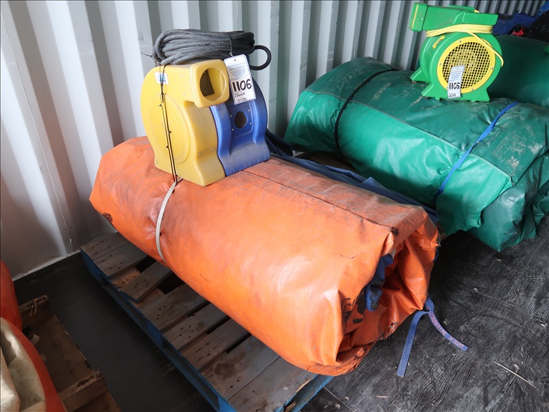 LOT, CLOWN THEMED INFLATABLE BOUNCE HOUSE W/1 HP BLOWER KENMORE TOOLS