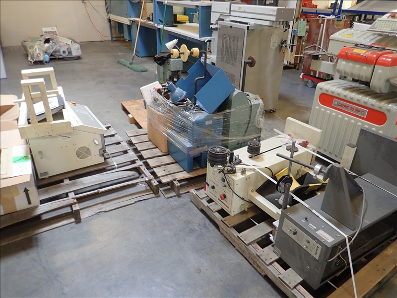 ASSORTED WIRE MEASURING/CUTTING MACHINES, BENCHES, CRIMPERS & MISC ...