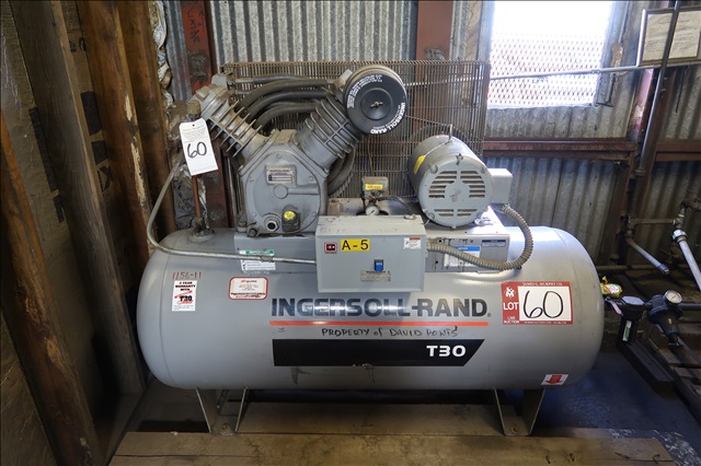 INGERSOLL RAND T30 | CERRO PACIFIC LUMBER - LIVE AUCTION | James G ...