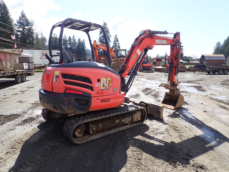 2015 Kubota Kx040-4 Mini Hydraulic Excavator 