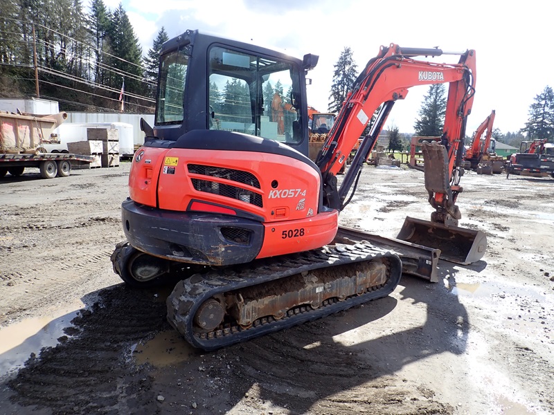 2018 KUBOTA KX057-4 MINI HYDRAULIC EXCAVATOR | COLUMBIA PACIFIC ...