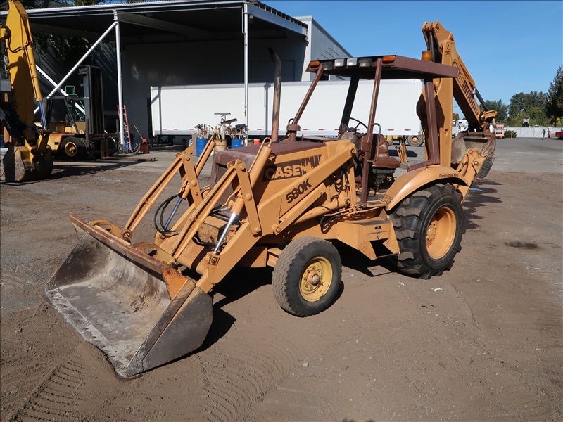 1990 CASE 580K | DPK INC GENERAL CONTRACTORS - LIVE AUCTION | James G ...