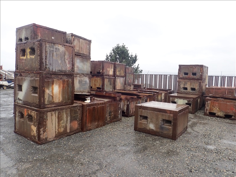 (135) CONCRETE & STEEL KEEL BLOCKS | FAIRHAVEN SHIPYARD - LIVE AUCTION ...