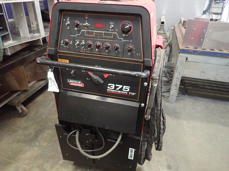 Lincoln Precision Tig 375 Fabrication Specialties Online Auction James G Murphy Co 2477