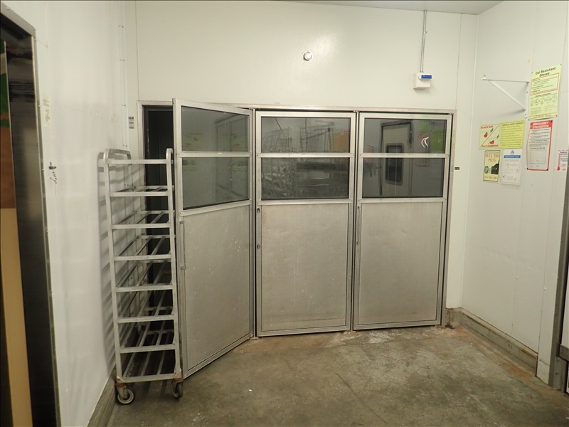 KALT APPROX. 16’X85’X10’ WALKIN MEAT COOLER, 60” DOOR