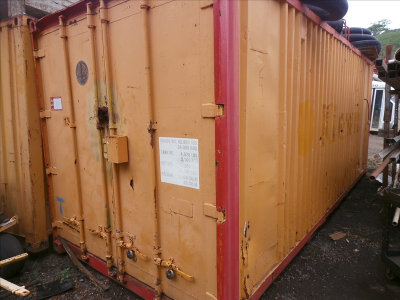 8' X 20' SHIPPING CONTAINER HAWAII HEAVY EQUIPMENT & TOOLS ONLINE
