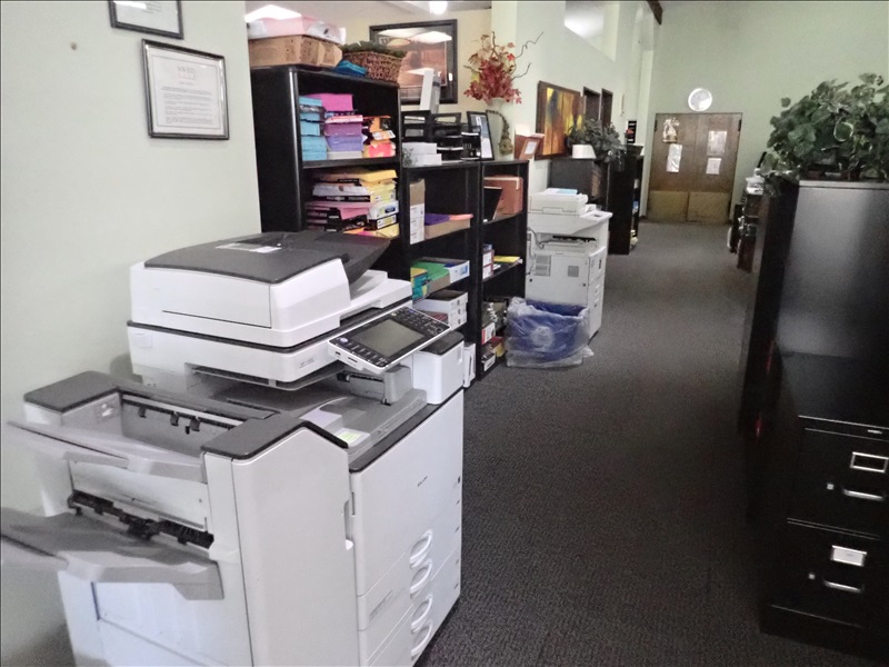 COPIERS, SHREDDERS, PRINTERS, MONITORS, CHAIRS & MISC. OFFICE SUPPLIES IRIS WINDOW COVERINGS