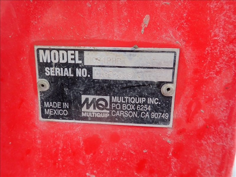 MULTIQUIP MC94PH8 CONCRETE MIXER J.R. HAYES CORPORATION RETIRING AFTER 60+ YEARS ONLINE