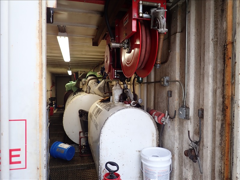 OIL TANKS, HOSE REELS, DISPENSERS, PUMPS, FLAMMABLE J.R
