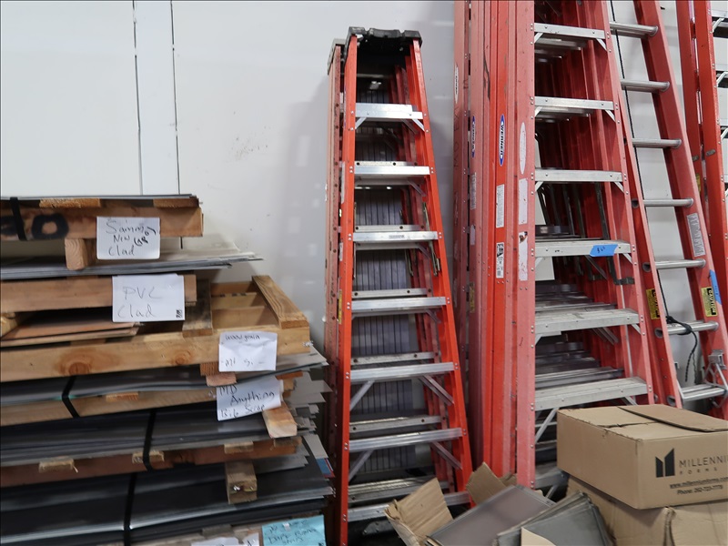 (3) WERNER 8' LADDERS MD EXTERIORS ONLINE AUCTION James G. Murphy Co.