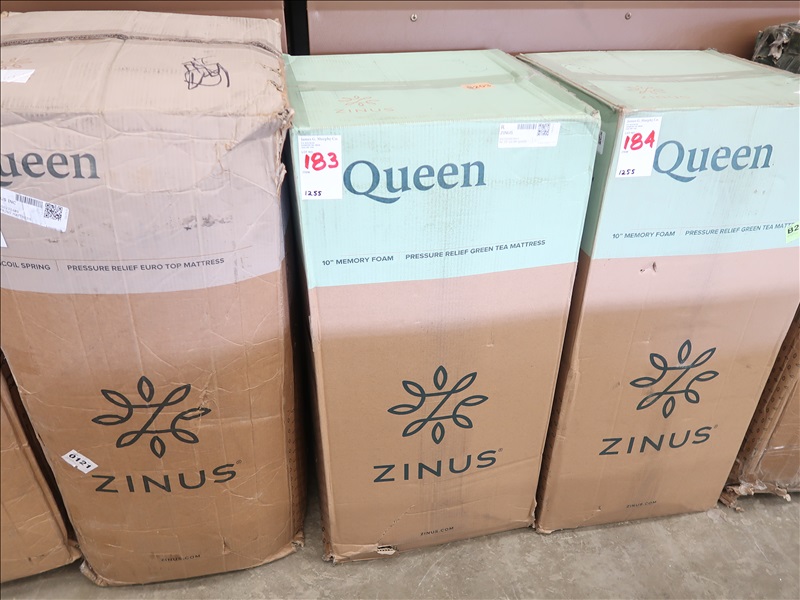 ZINUS MAJOR RETAILER GENERAL MERCHANDISE ONLINE AUCTION James G