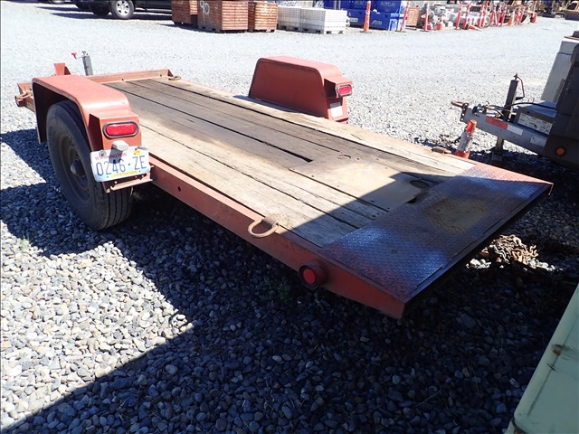 2006 DITCH WITCH S7B S/A TILTBED TRAILER, SPRING SUSPENSION, 5' X 13 ...