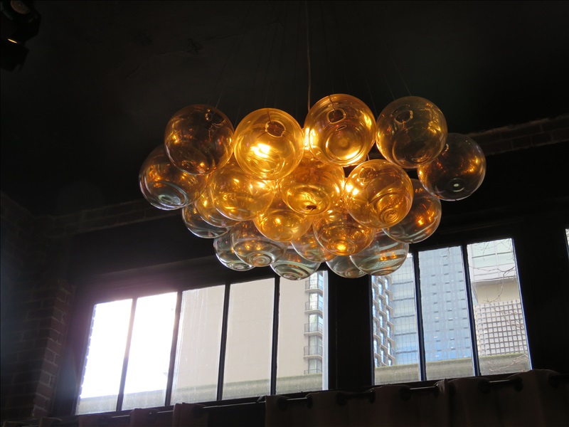 LOT, (3) DECORATIVE CEILING MOUNTED CHANDELIERS (LIGHTS ARE CEILING