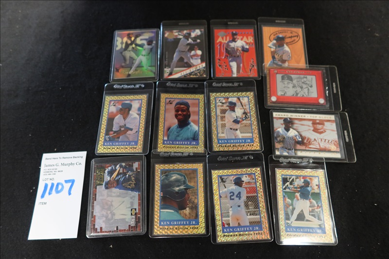 KEN GRIFFEY JR. PLAYBALL CARDS SET, LUMBER COMPANY, UPPER DECK HOLOGRAM