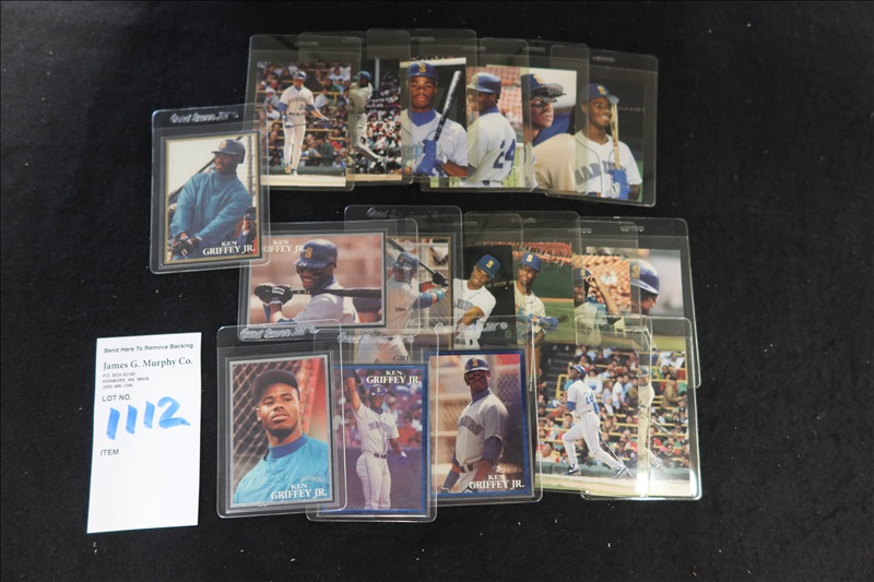 KEN GRIFFEY JR. BARRY COLA SET & PROMOTIONAL PLAYBALL CARDS SPORTS