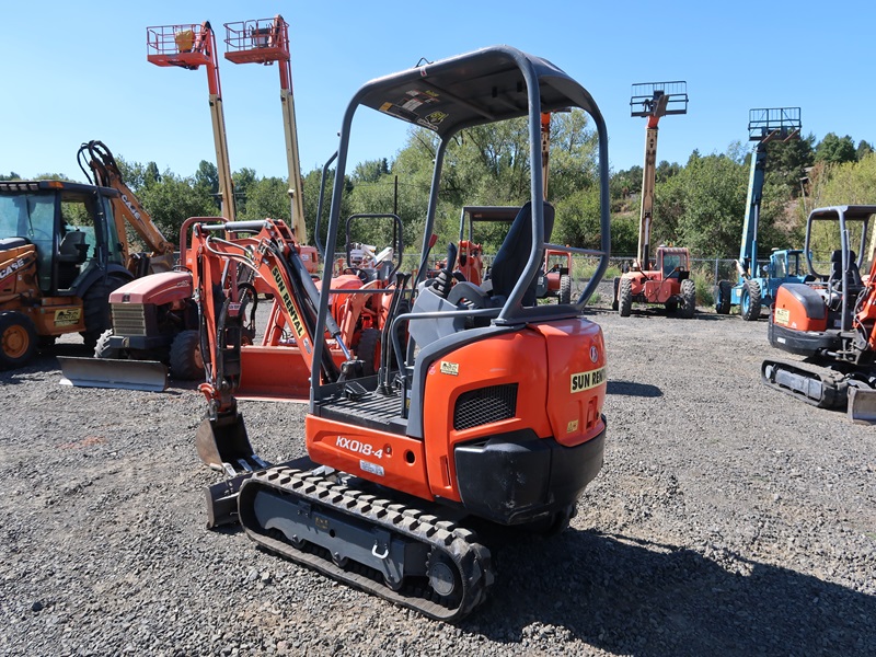 2015 KUBOTA KX018-4 | SUN RENTAL CENTER - ONLINE AUCTION | James G ...