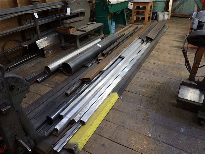 ASSORTED SIZE METAL STOCK ON THIS FLOOR SECTION | TEETERS METAL FAB ...