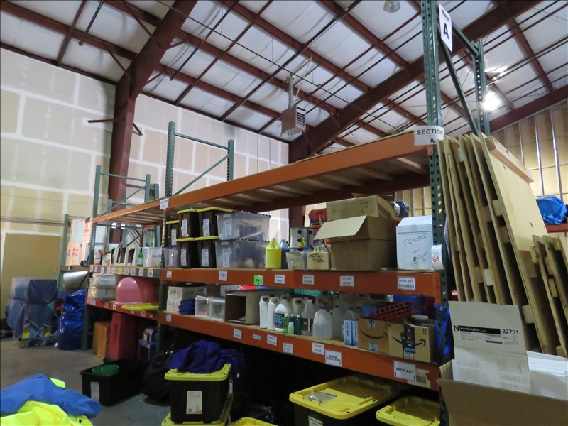 32'X10' 3SECTION PALLET RACKING WASHINGTON INFLATABLES AND