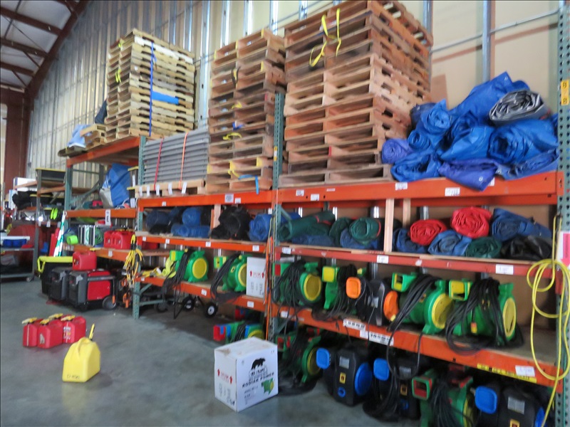 64'X10' 6SECTION PALLET RACKING WASHINGTON INFLATABLES AND