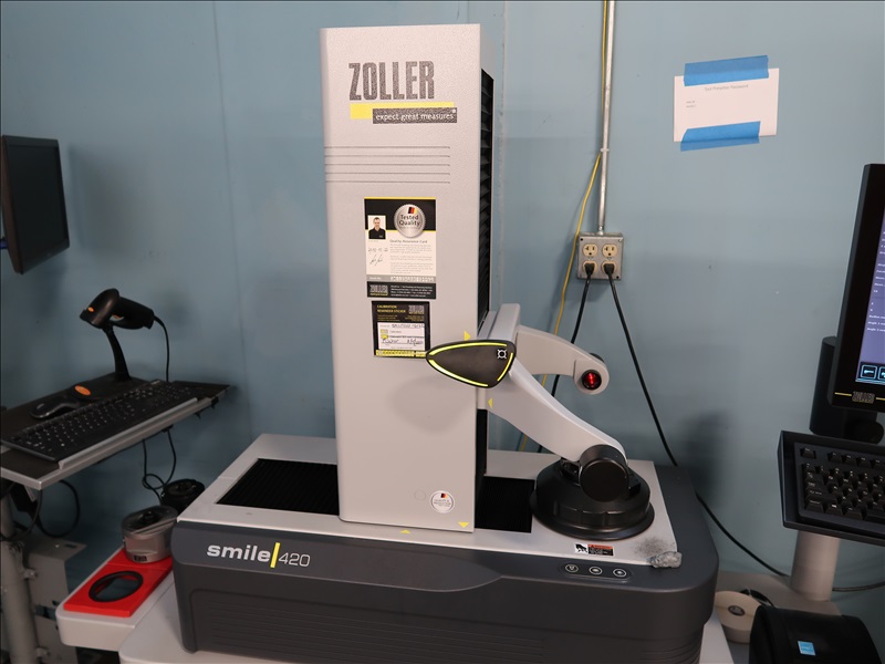 2018 ZOLLER MODEL SMILE 420 | WESTERN INDUSTRIAL TOOLING INC. - ONLINE ...